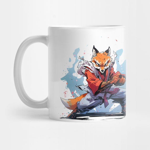 karate fox by piratesnow